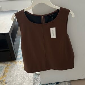 Banana republic vegan leather shell size m brown